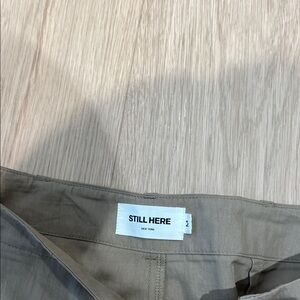 Still Here Women's Tan Straight Leg Pants